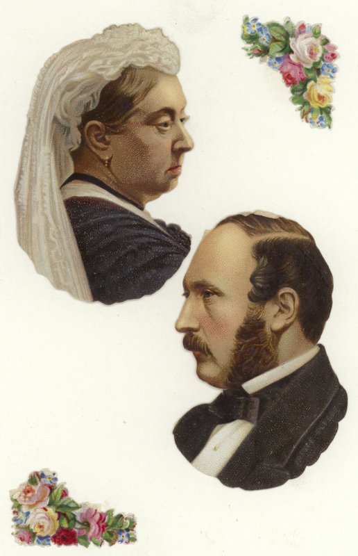 Königin Victoria und Prinz Albert von English School