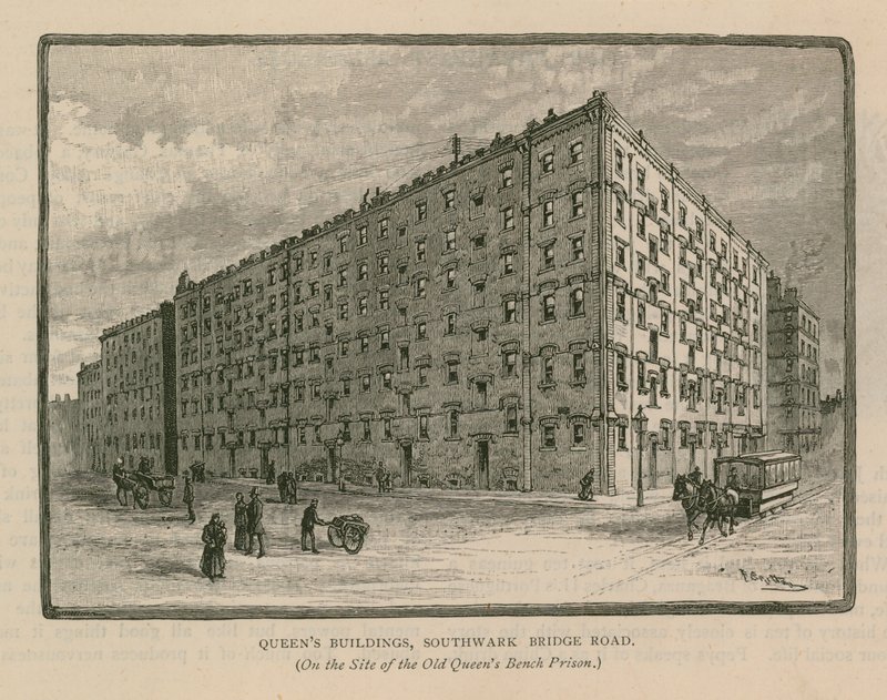 Queens Buildings, Southwark Bridge Road von English School