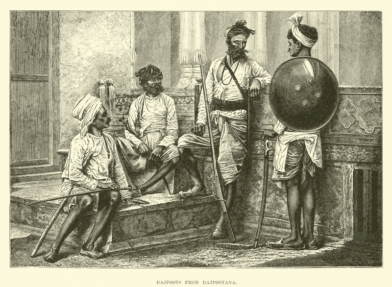 Rajputs aus Rajputana von English School