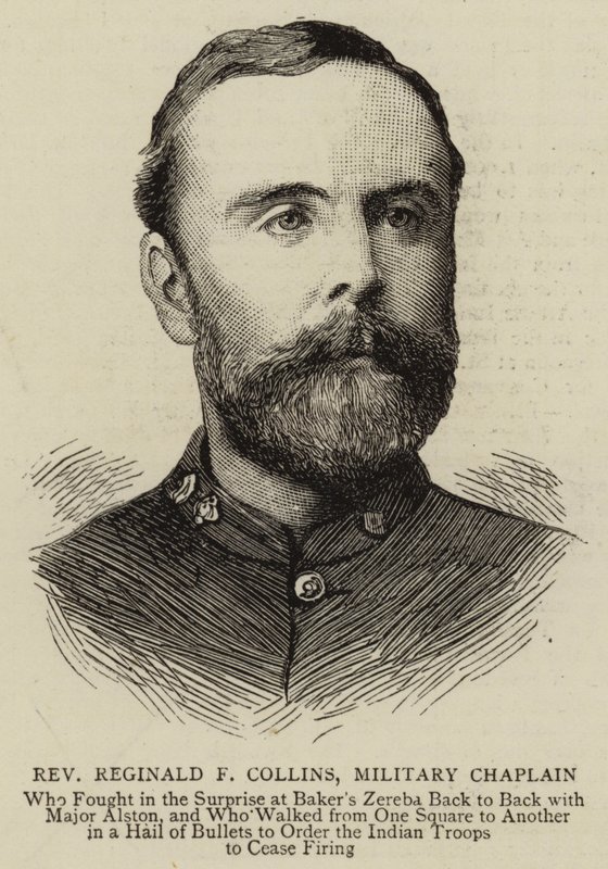 Reverend Reginald F Collins, Militärkaplan (Stich) von English School