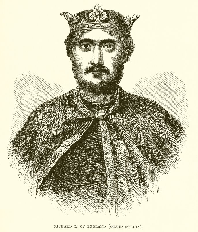 Richard I. von England von English School