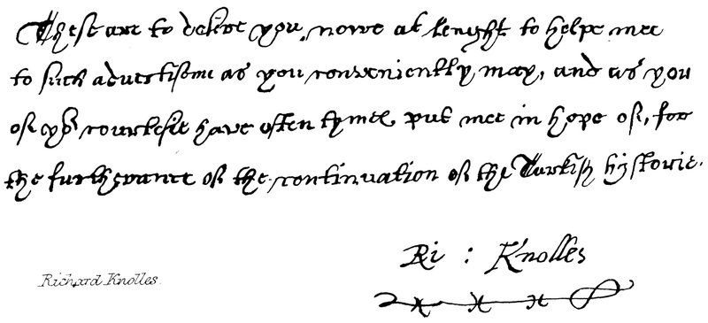 Richard Knolles von English School