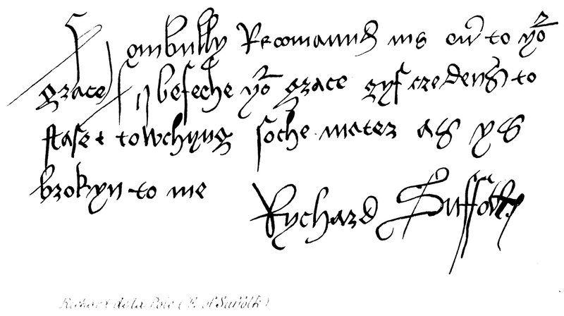 Richard de la Pole (Earl of Suffolk) von English School