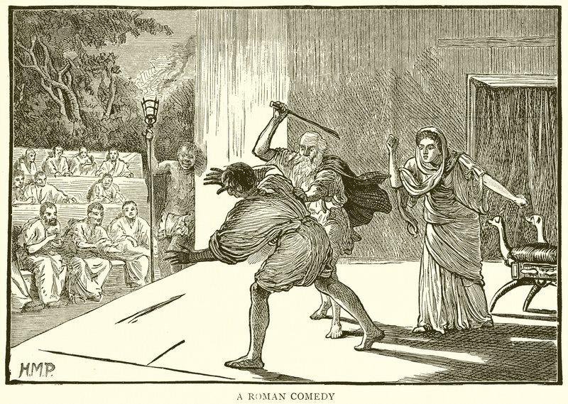 Römische Komödie von English School