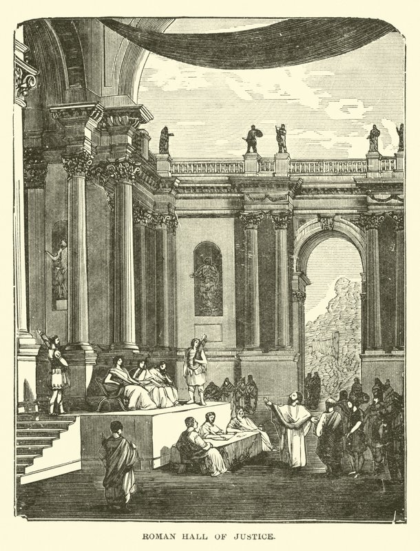 Römische Gerichtshalle von English School