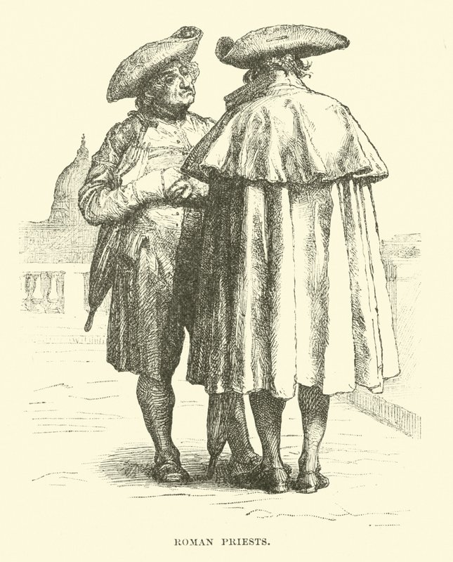 Römische Priester von English School