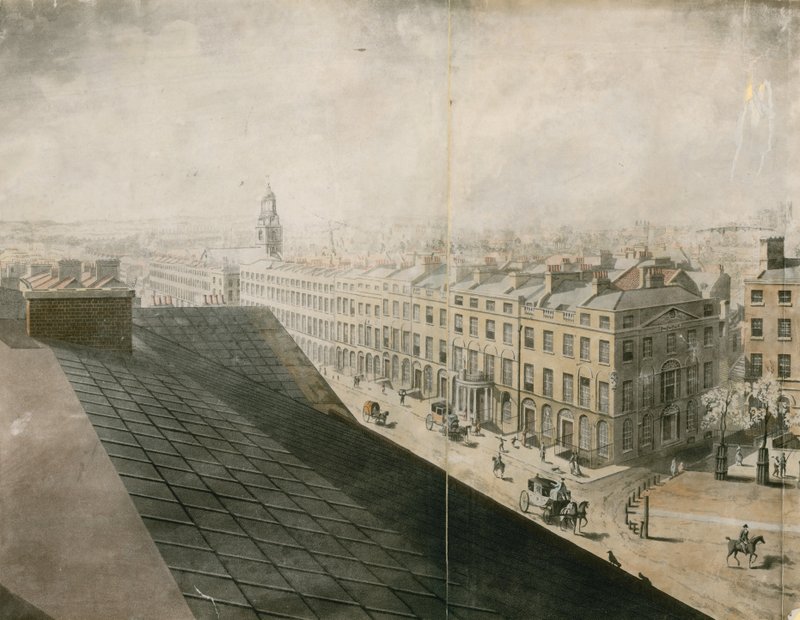 Dachansicht von London von English School