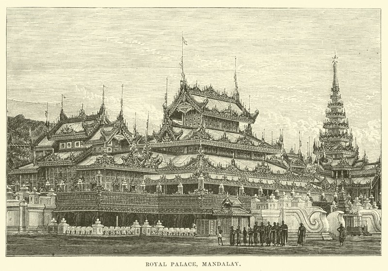 Königspalast, Mandalay von English School