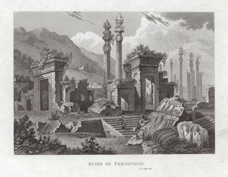 Ruinen von Persepolis von English School