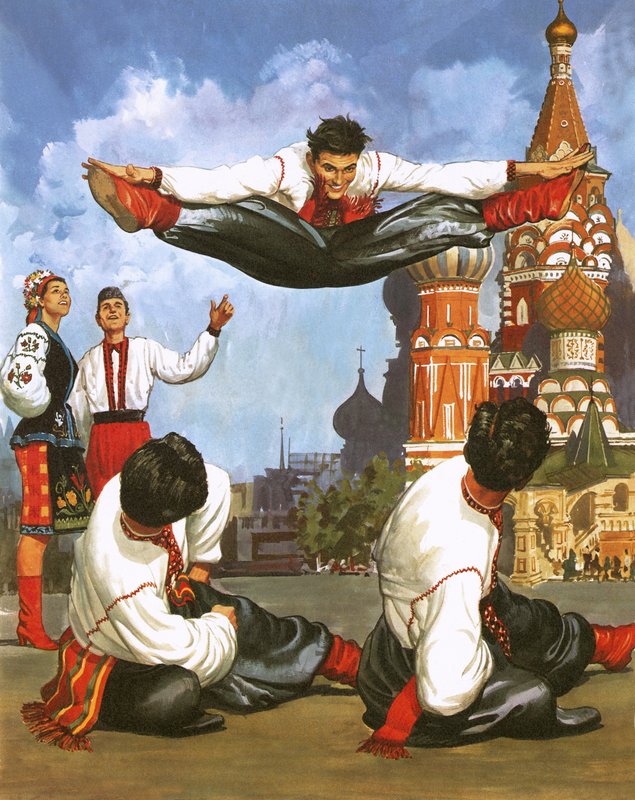 Russische Tänzer von English School