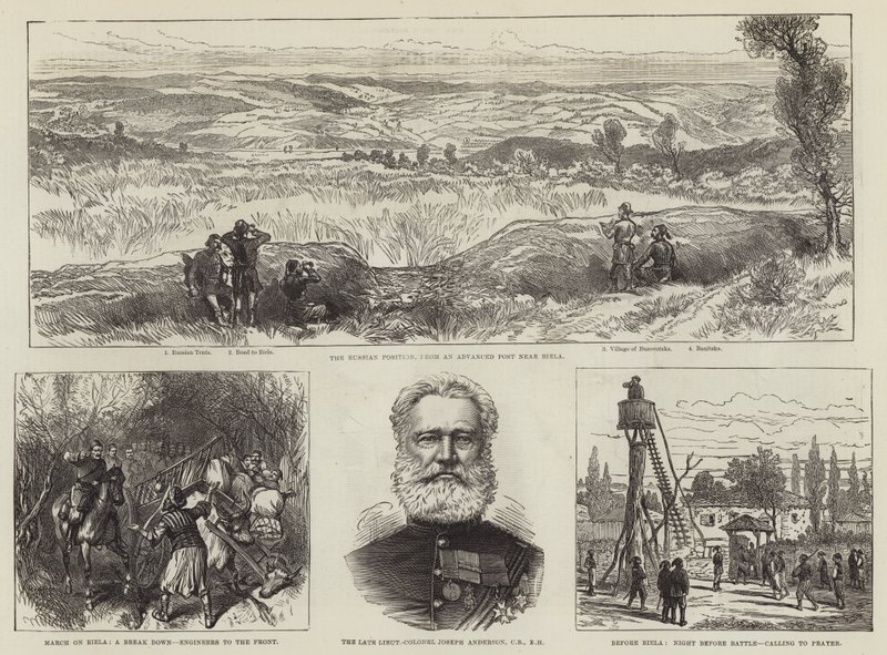 Russisch-Türkischer Krieg (Stich) von English School