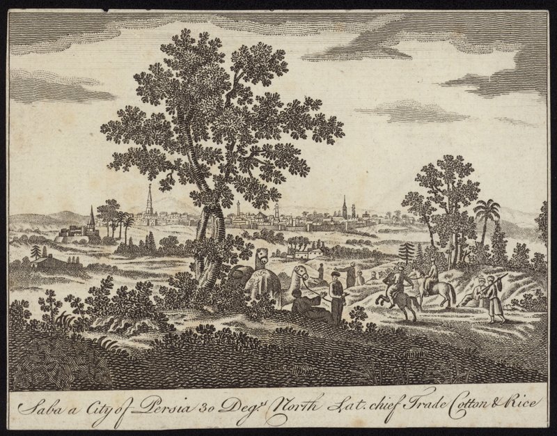 Saba, eine Stadt in Persien von English School