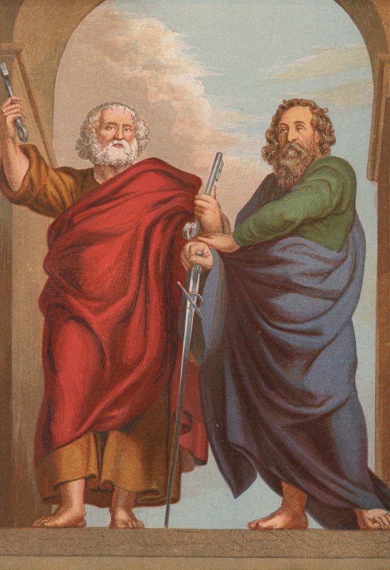 Heiliger Petrus und Heiliger Paulus von English School