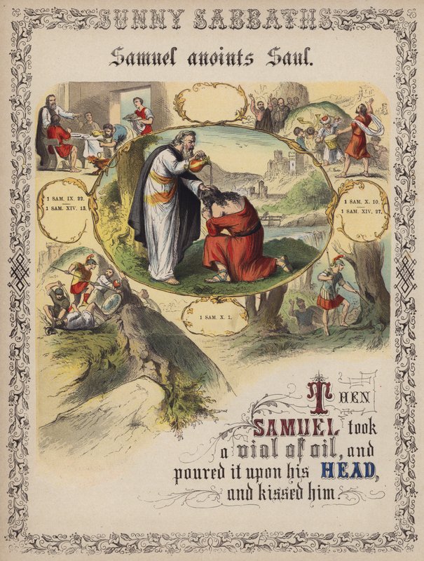 Samuel salbt Saul von English School