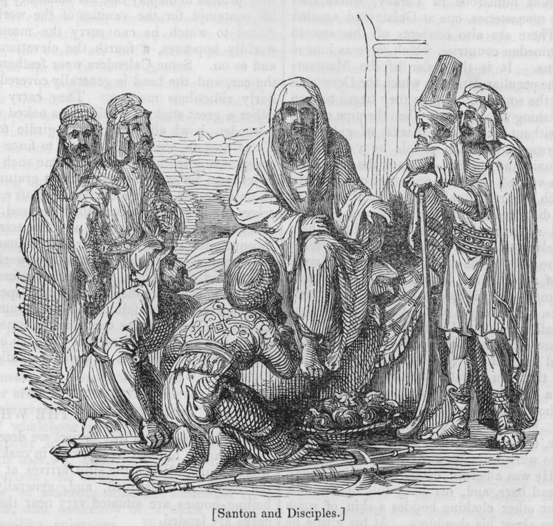Santon und Jünger von English School
