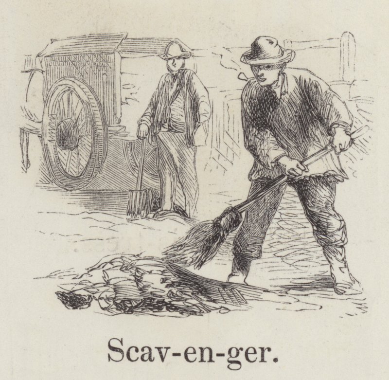 Müllmann (Gravur) von English School
