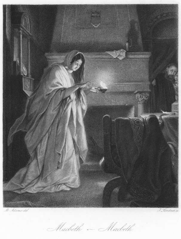 Szene aus Macbeth von English School