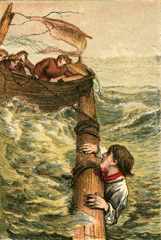 Selbstaufopferung eines Seemanns von English School
