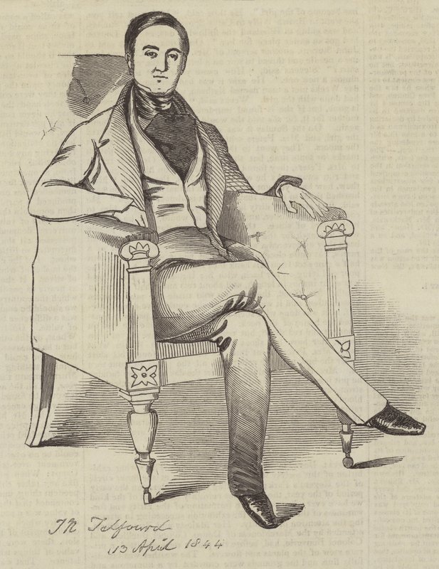 Serjeant Talfourd (Gravur) von English School