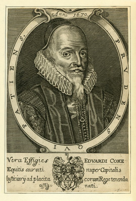 Sir Edward Coke von English School