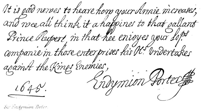 Sir Endymion Porter von English School