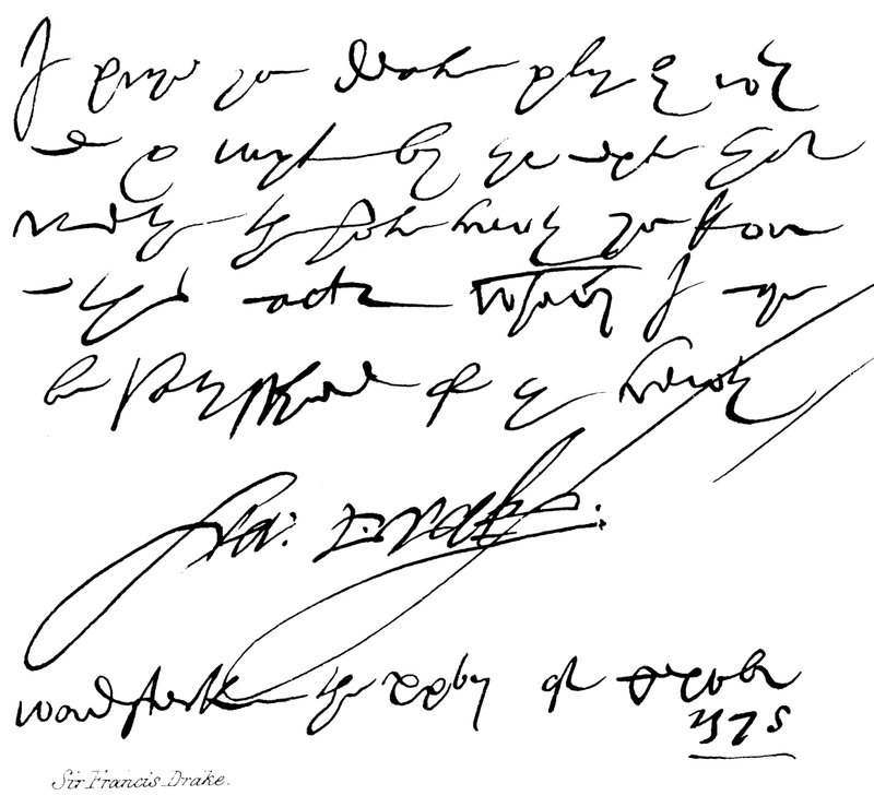 Sir Francis Drake von English School