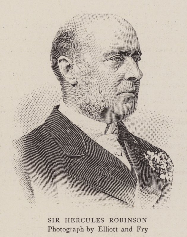 Sir Hercules Robinson (Gravur) von English School