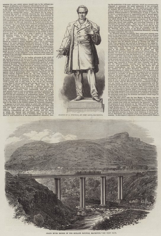 Skizzen von Mauritius (Stich) von English School