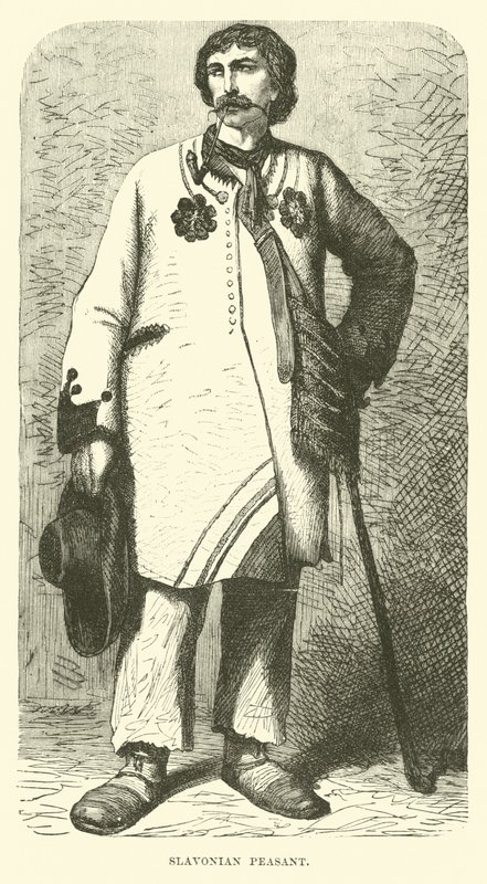Slawonischer Bauer (Gravur) von English School