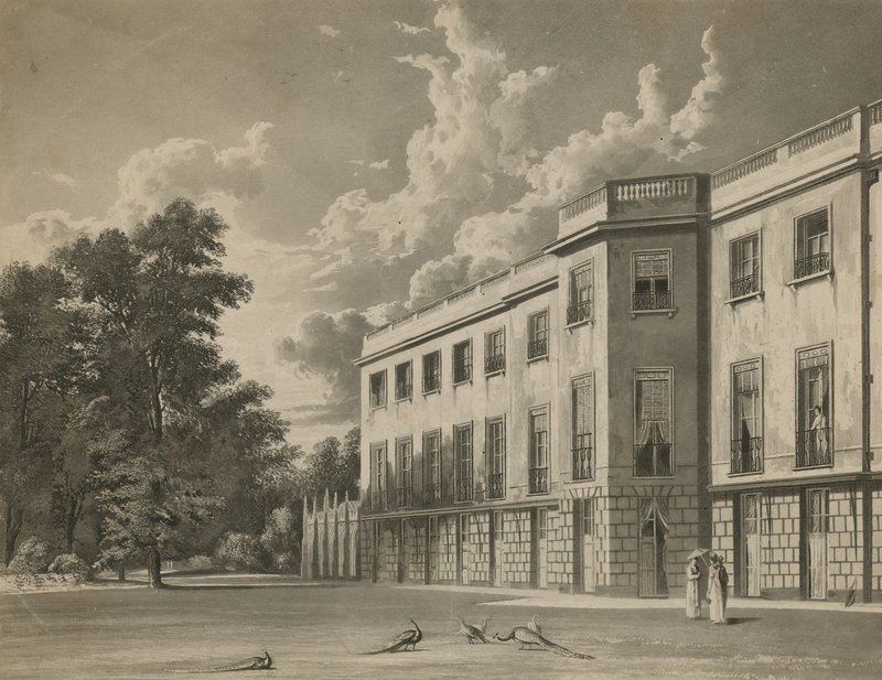 Südfront von Carlton House von English School