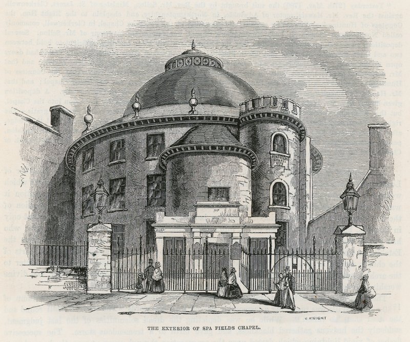 Spa Fields Kapelle, Clerkenwell von English School