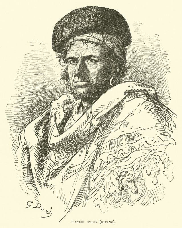 Spanischer Zigeuner, Gitano von English School