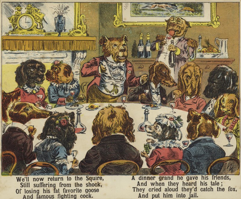 Squire Bull und der Fuchs von English School