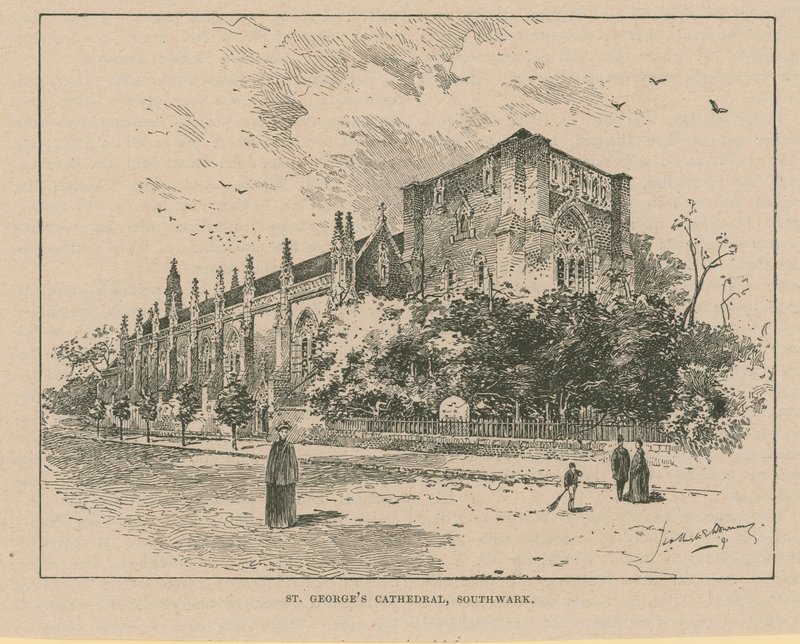 St. Georgs Kathedrale in Southwark von English School
