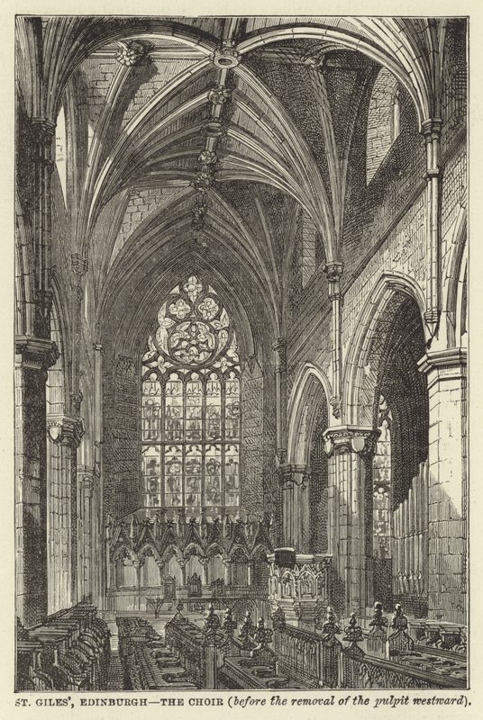 St. Giles, Edinburgh, der Chor von English School