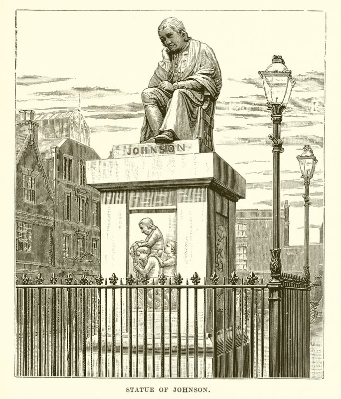 Statue von Johnson von English School