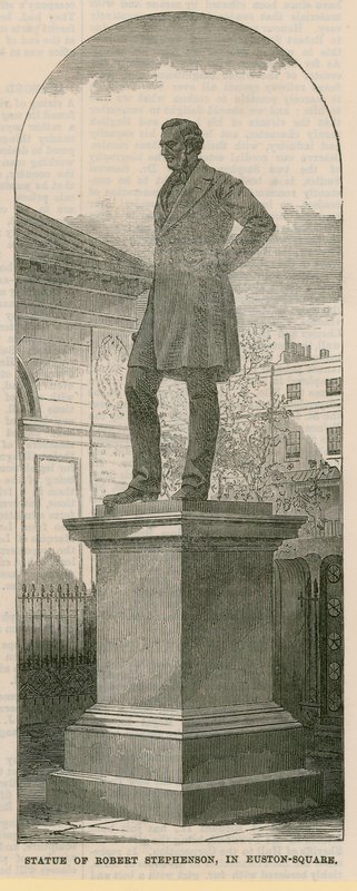 Statue von Robert Stephenson von English School