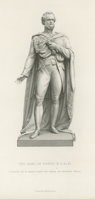 Statue des Earl of Derby von English School