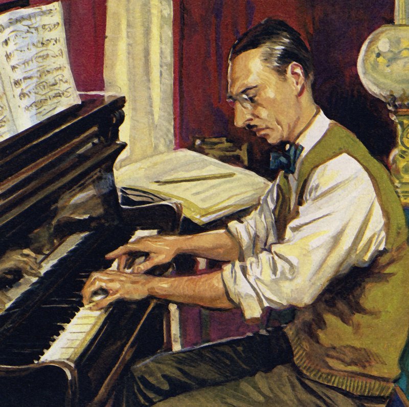 Strawinsky hatte einige Unterrichtsstunden bei Rimsky-Korsakow von English School