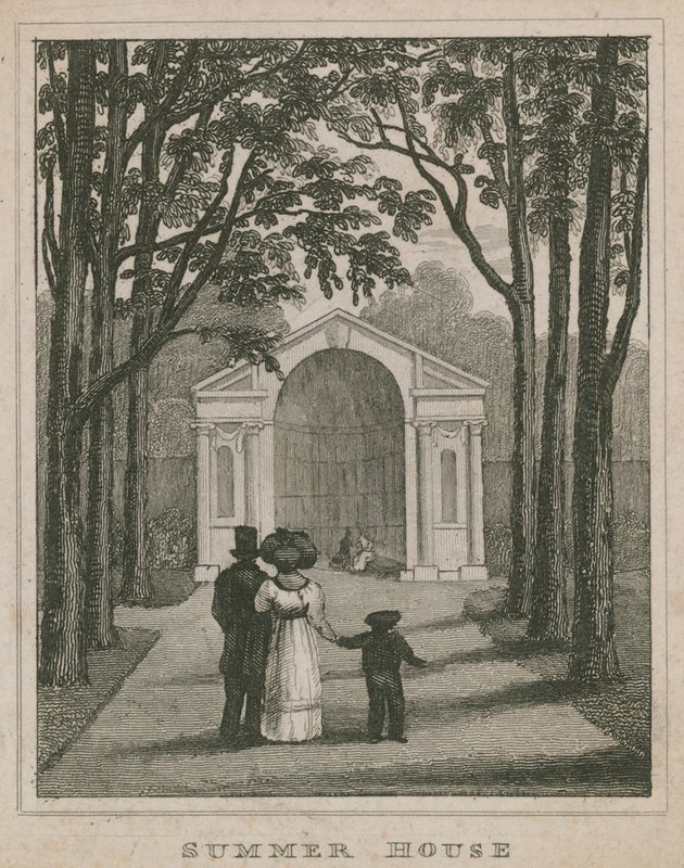 Sommerhaus, Kensington Gardens, London von English School