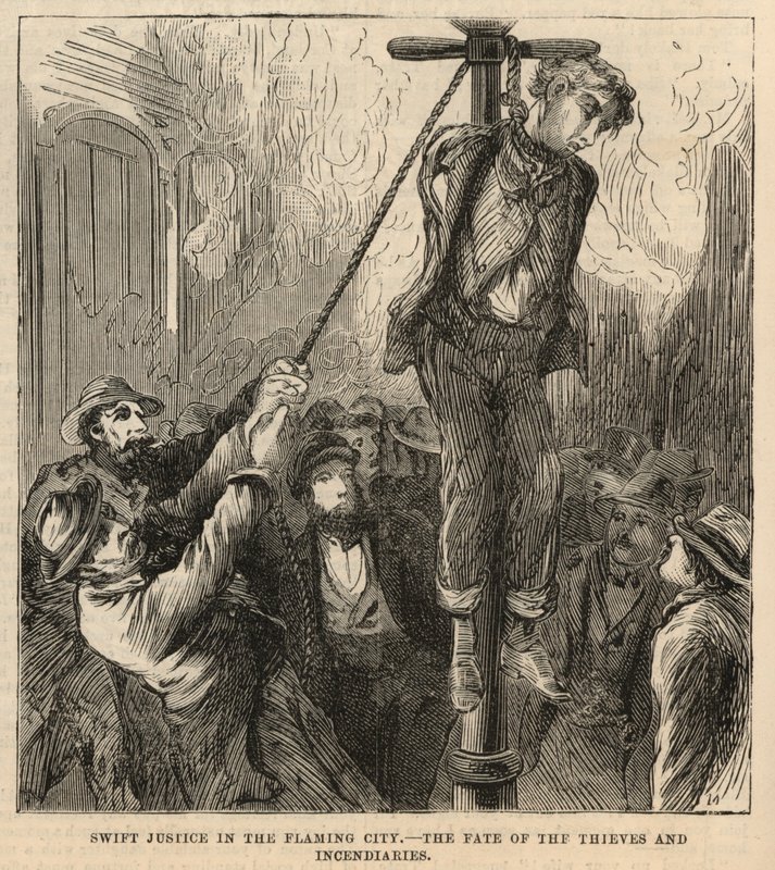 Schnelle Gerechtigkeit in der brennenden Stadt von English School