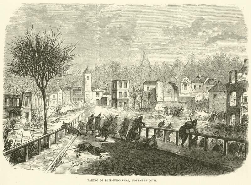 Einnahme von Brie-sur-Marne, 30. November, November 1870 von English School