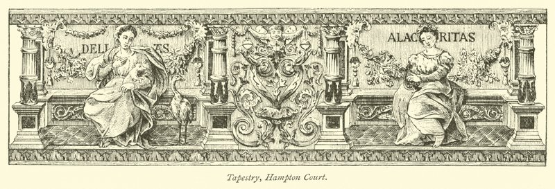 Wandteppich, Hampton Court von English School