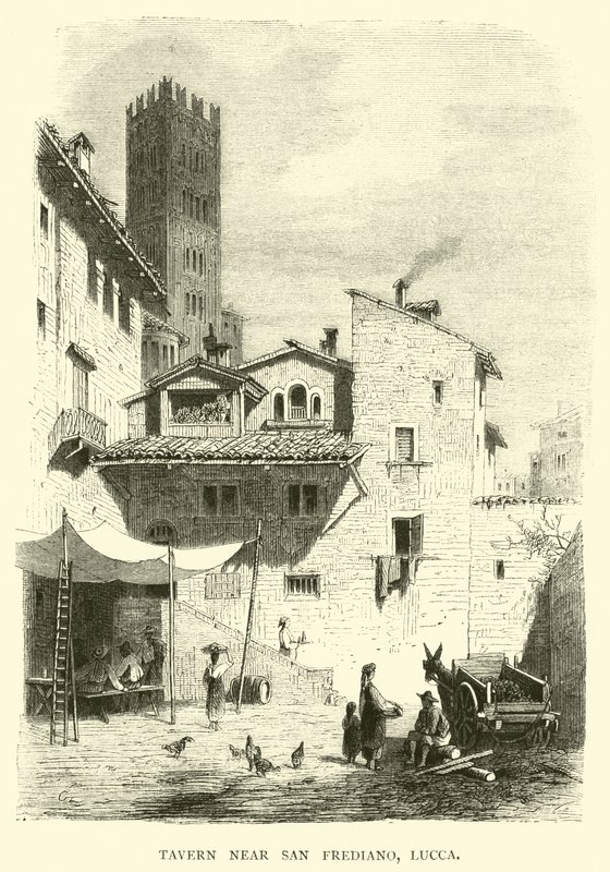 Taverne bei San Frediano, Lucca von English School