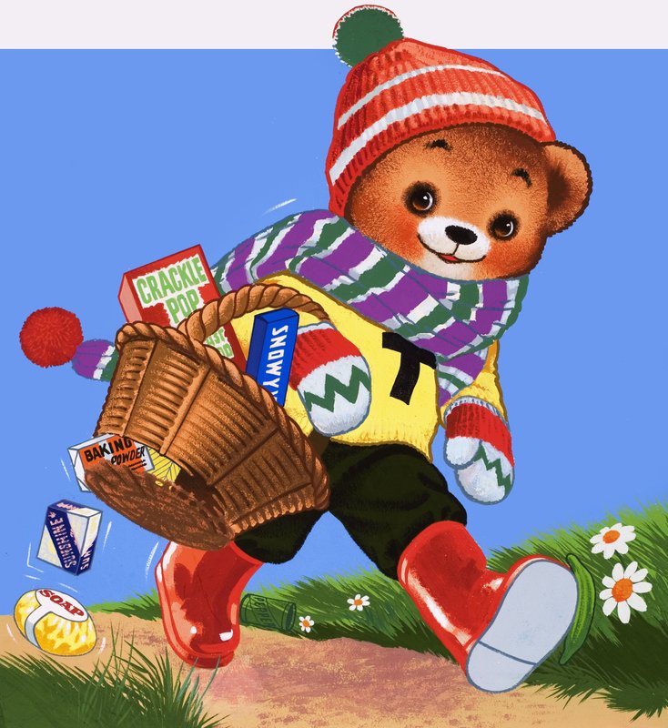Teddybär (mit versteckten Objekten) von English School
