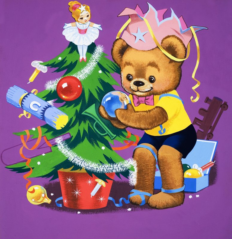 Teddybär (mit versteckten Objekten) von English School