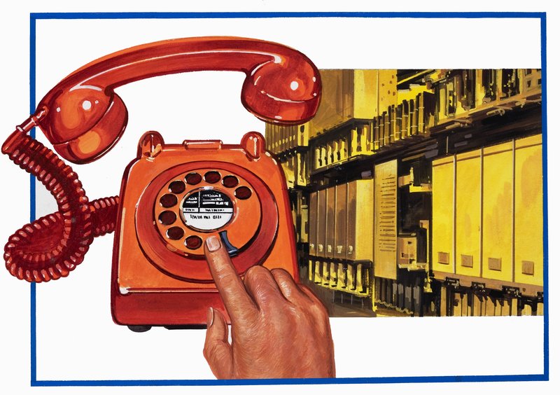 Telefon und Telefonzentrale von English School