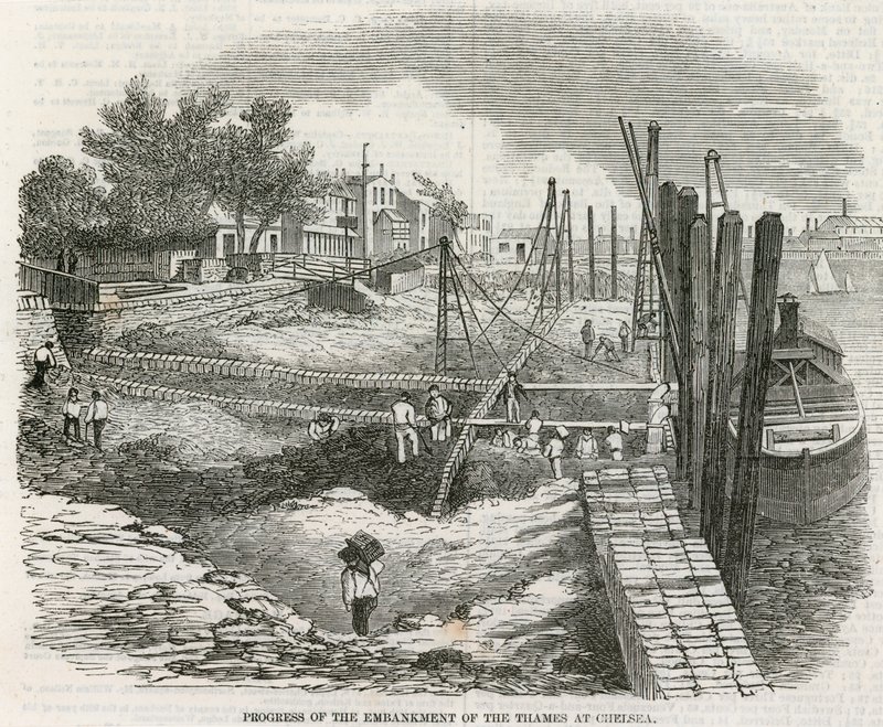 Thames Embankment in Chelsea von English School