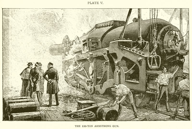 Die 110-Tonnen-Armstrong-Kanone von English School