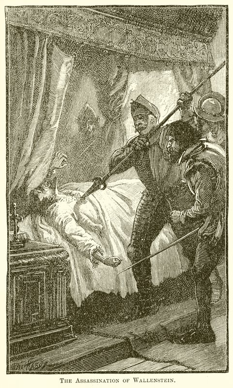 Die Ermordung von Wallenstein von English School